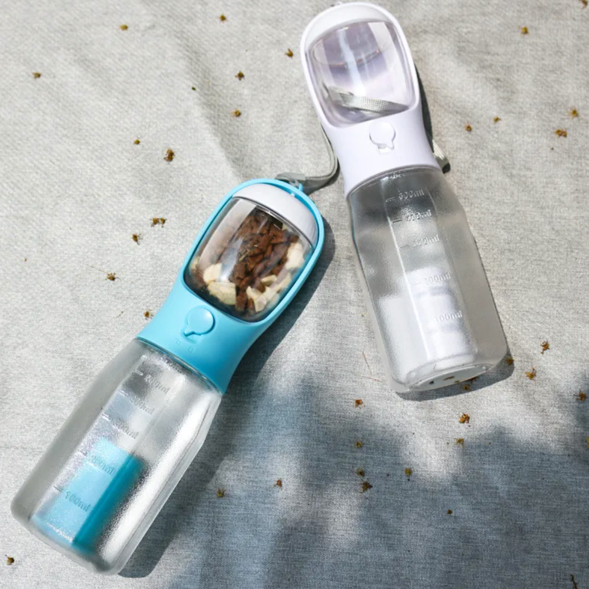 PawFix’s Premium 3-in-1 Pet Water & Food Bottle with Waste Bag Holder