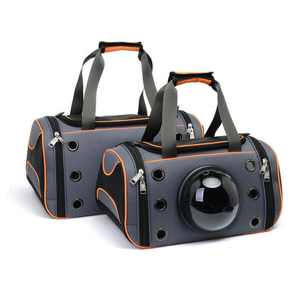 Foldable Pet Space Capsule Carrier Bag