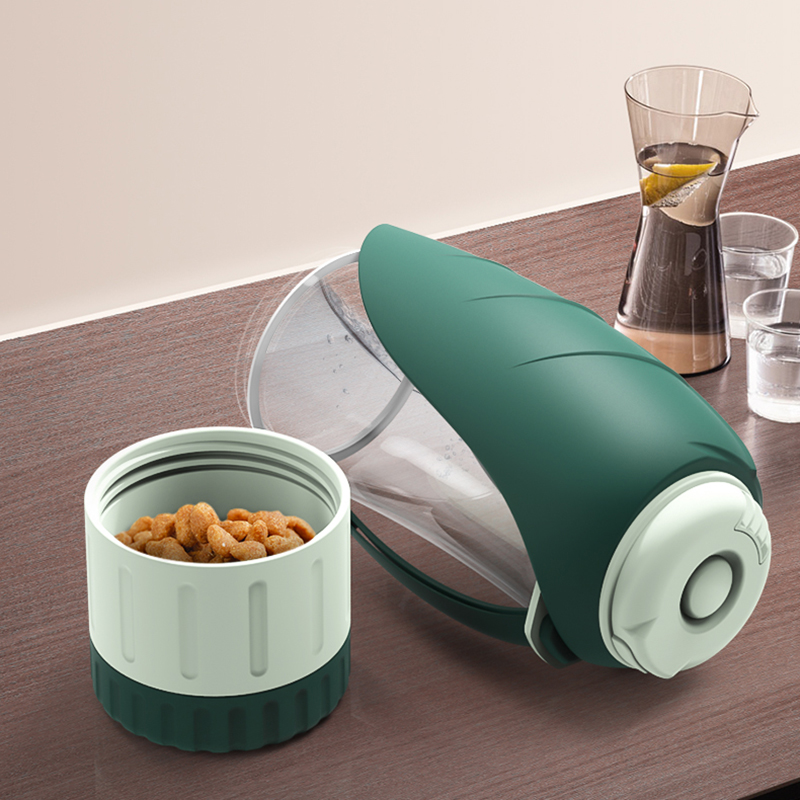 PawFixA’s Regular 2-in-1 Portable Dog Water Bottle & Food Bowl is a foldable, leakproof travel dispenser designed to keep your pet hydrated and fed easily during walks, trips, and outdoor adventures.